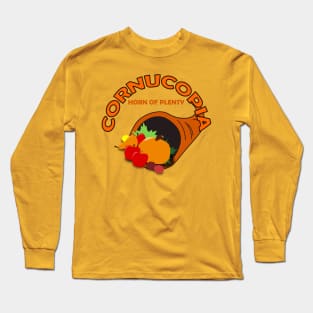 Cornucopia Thanksgiving Long Sleeve T-Shirt